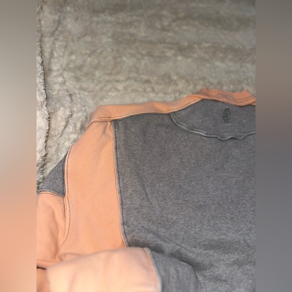 Women’s Free People Movement Heather Grey Melon Intercept Colorblock Pullover - Picture 14 of 14